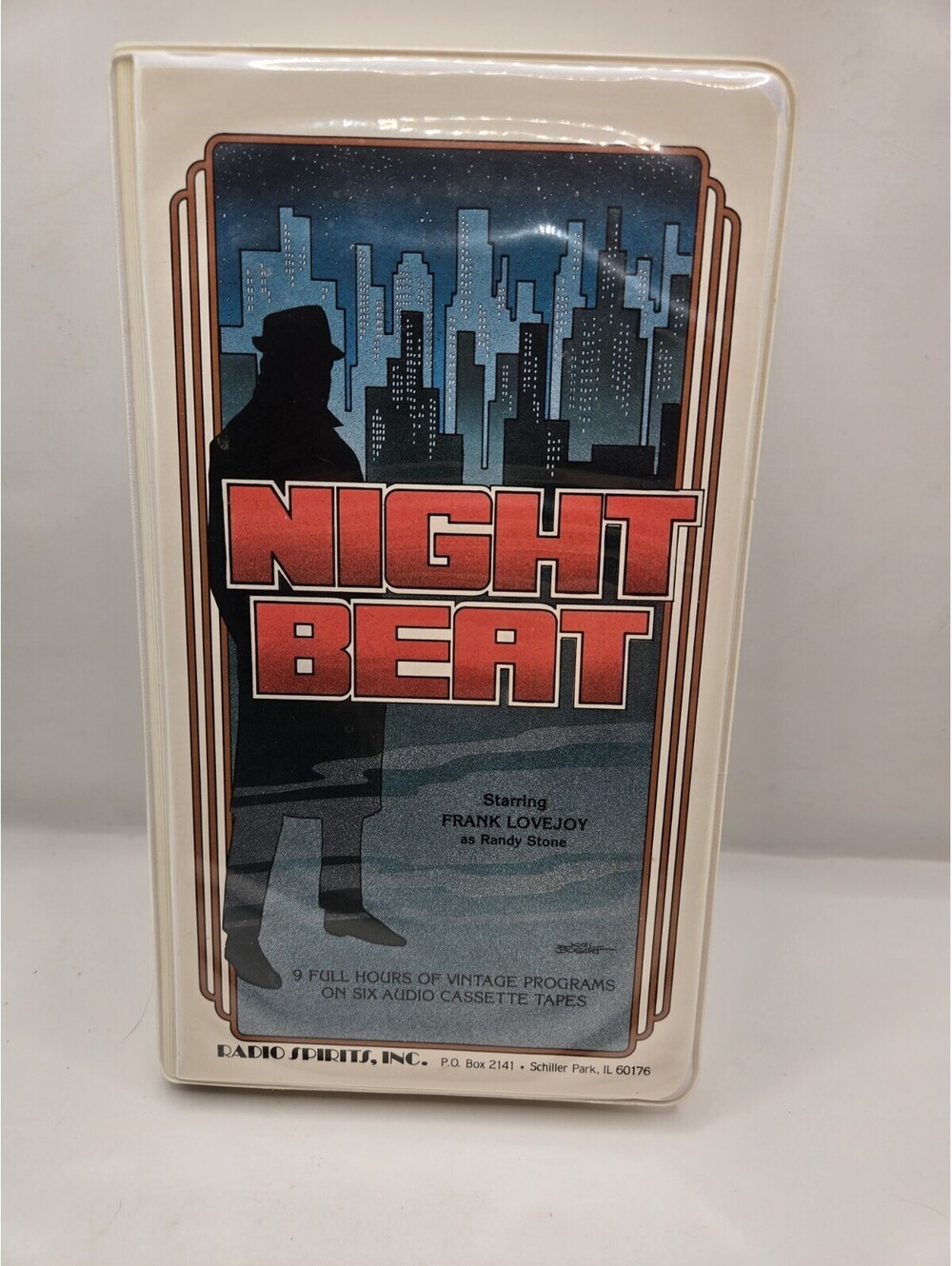 Night Beat Vintage Radio Show Cassette Set Frank Lovejoy Radio Spirits 4 Tapes